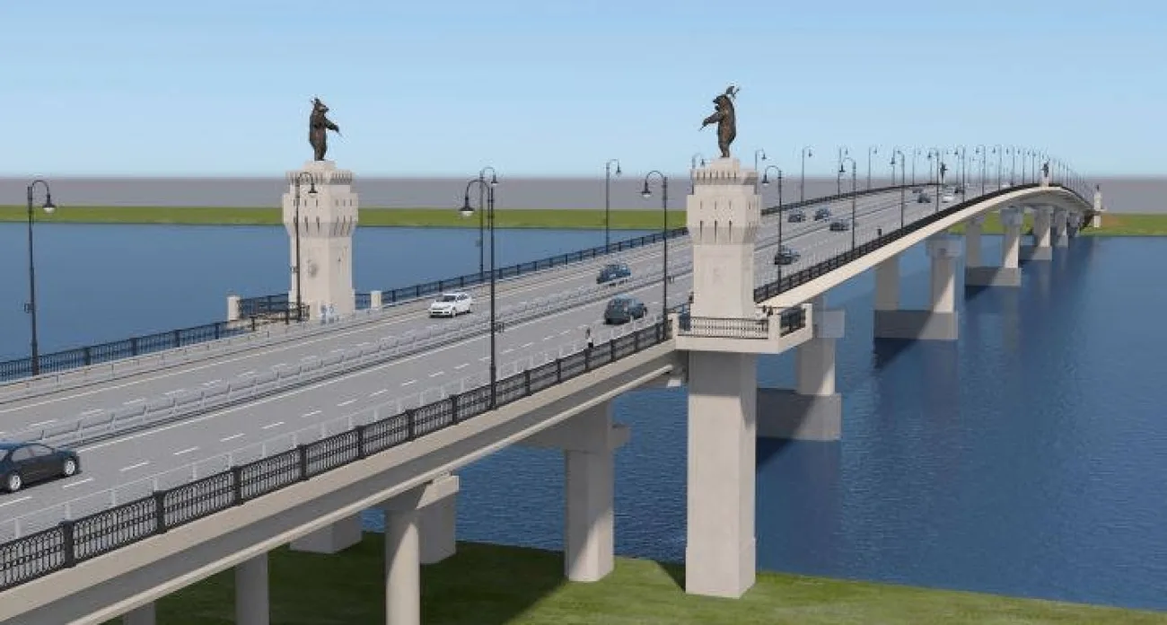 Третий мост через Волгу в Ярославле появится к 2029 году  Фото: Правительсво Яо. Автор: Фёдор Грибов