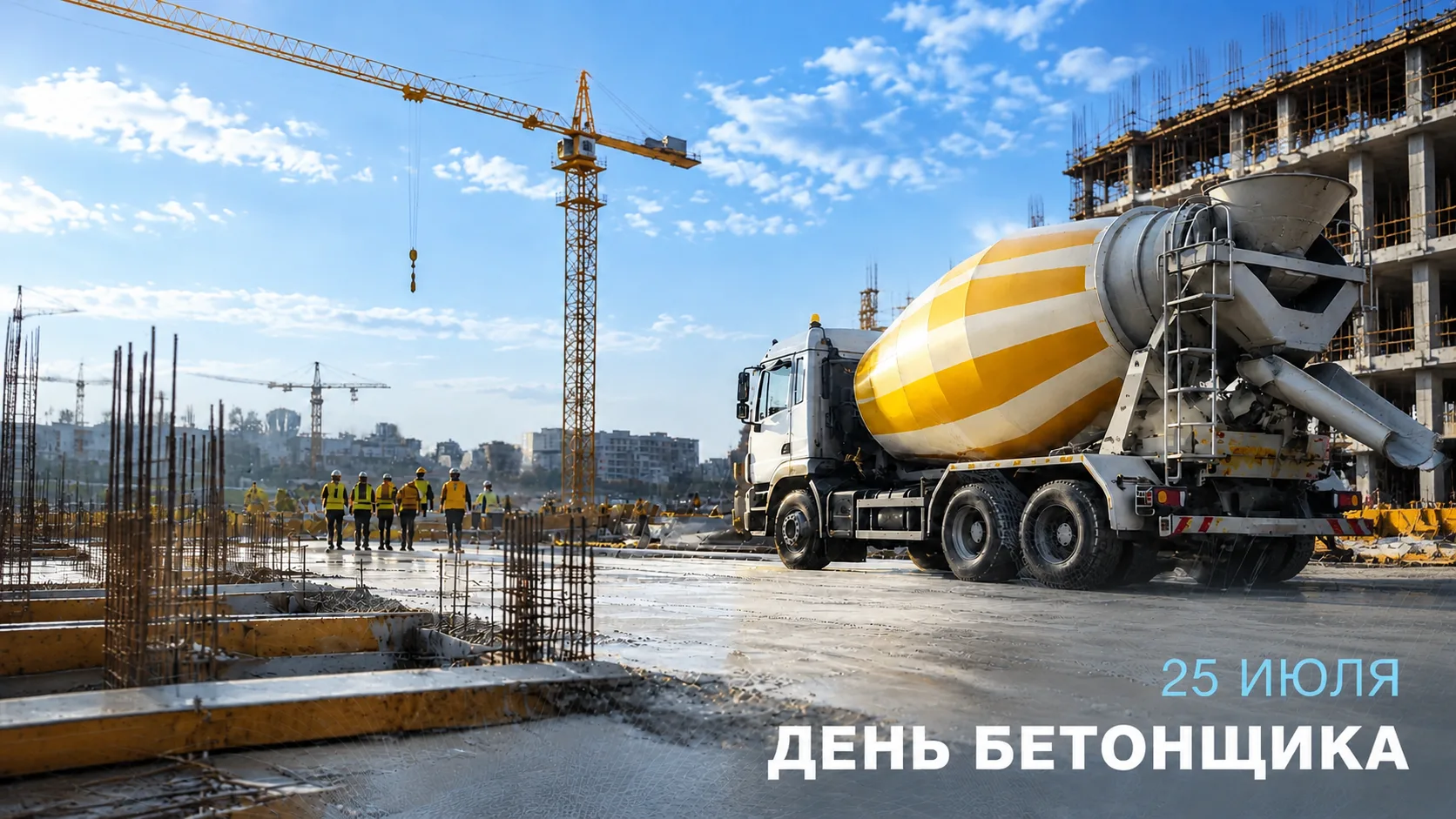 25 июля — День бетонщика
 
🏗 Хороший дом начинается с крепкого фундамента, а крепкий фундамент начи