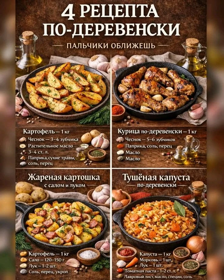 4 рецепта