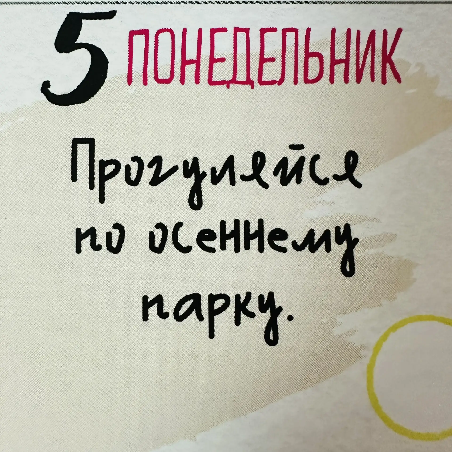 Задание дня: