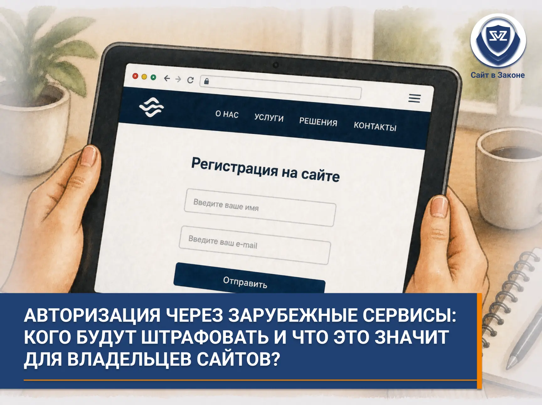 Новые штрафы за авторизацию через зарубежные сервисы: