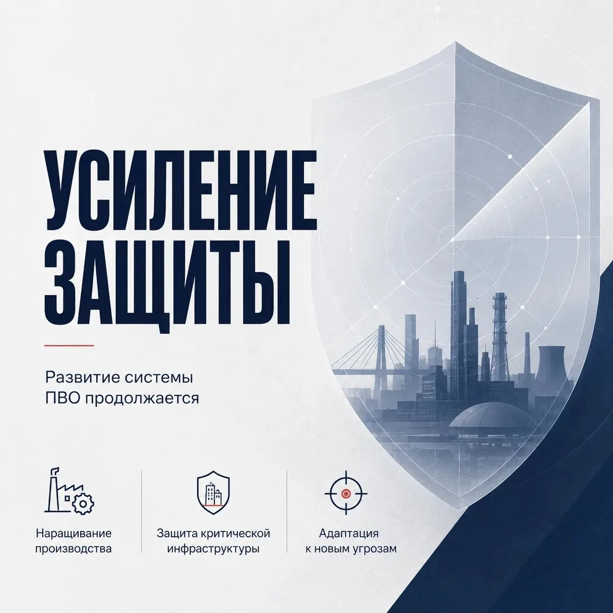 Система защиты усиливается