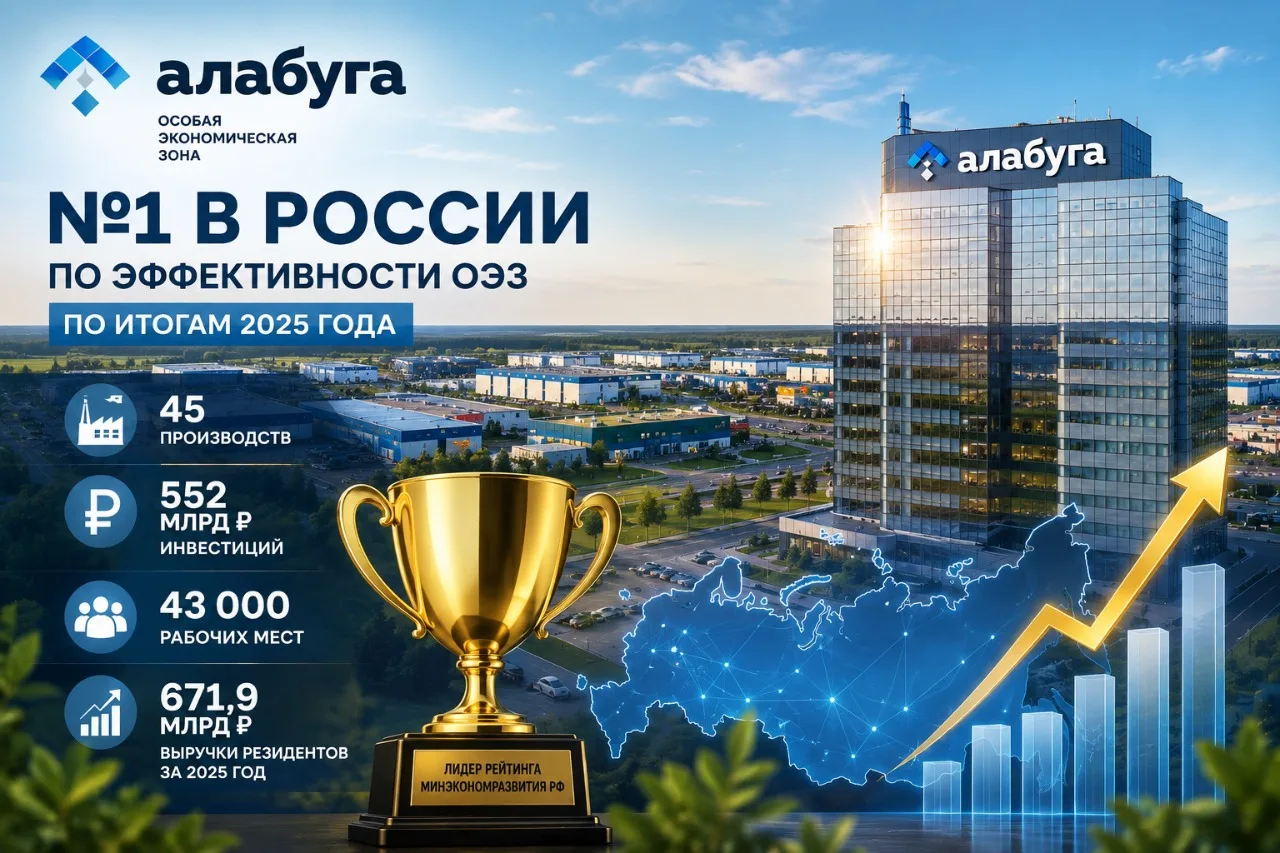 🏆 «АЛАБУГА» — САМАЯ ЭФФЕКТИВНАЯ ОЭЗ РОССИИ