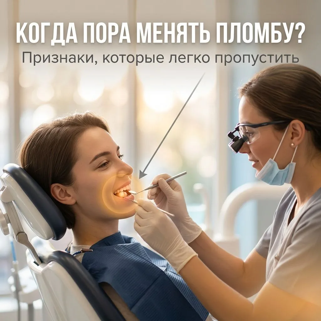 🦷 Когда пора менять пломбу?