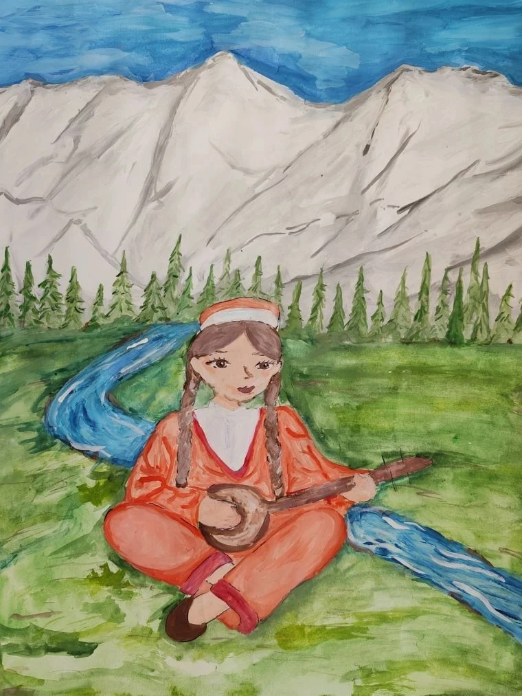 🎨 Наши ученицы — на городском конкурсе рисунков «Национальный колорит»!  С гордостью сообщаем, что у