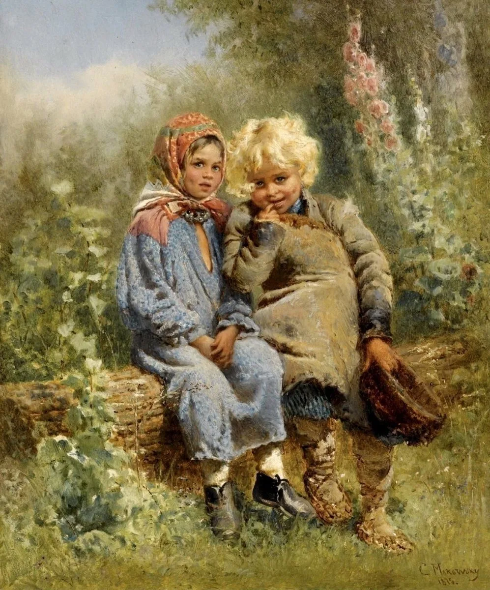 Наша подборка работ Константина Егоровича Маковского, на которых изображены дети.