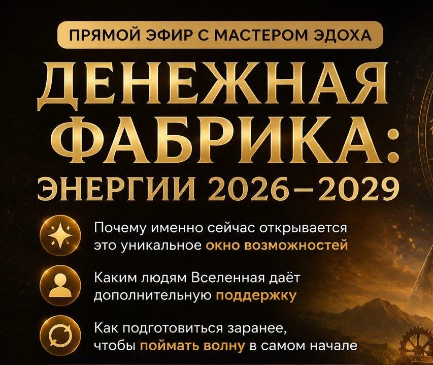Денежная Фабрика⭐️Эфир состоится 21 июля в 19:00 по ссылке: https://edoxa-edu.ru/w/1383...