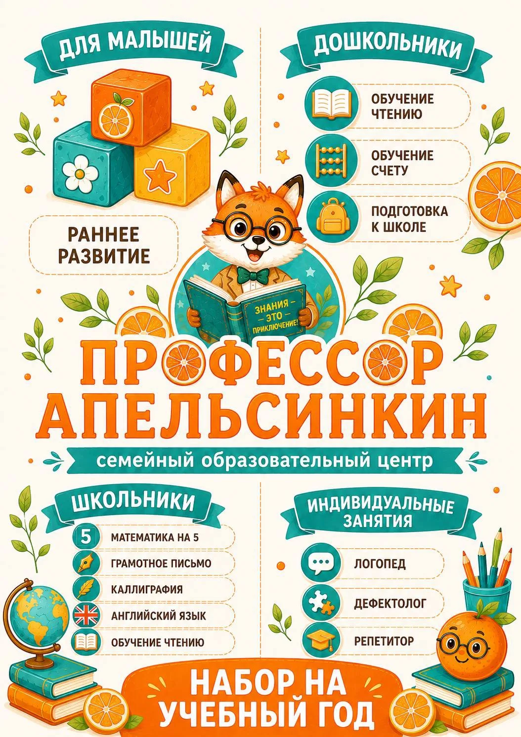 НАБОР НА УЧЕБНЫЙ ГОД ОТКРЫТ!