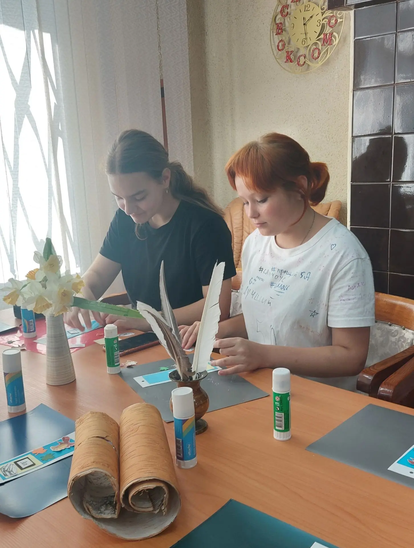 «Как учились на Руси» - гости из Новомосковского центра помощи семье и детям стали учас...