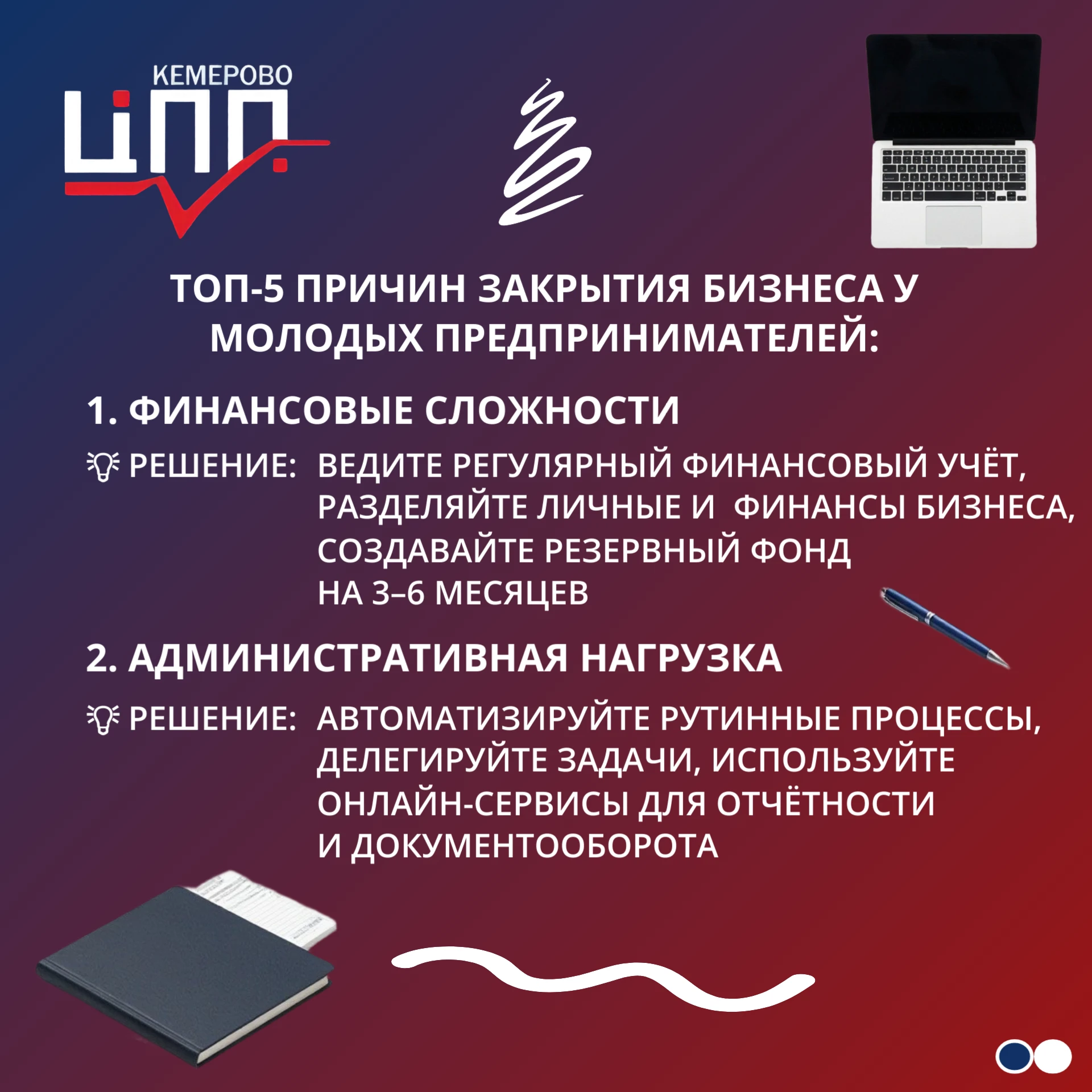 ⁉️ Причины закрытия бизнеса среди молодёжи: как не повторить чужих ошибок