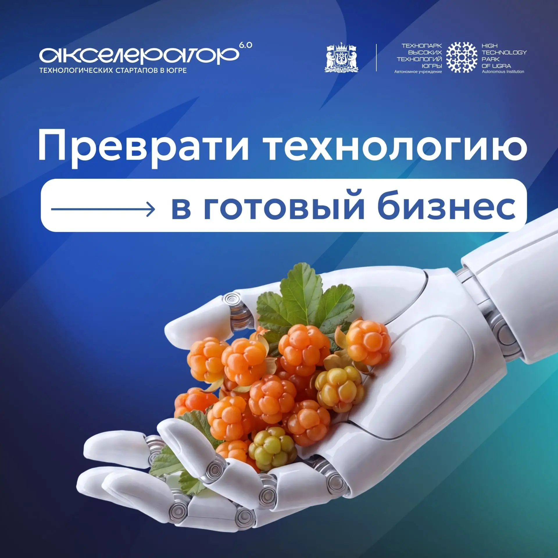 Стартовал прием заявок в Акселератор технологических стартапов Югры 6.0! 🚀