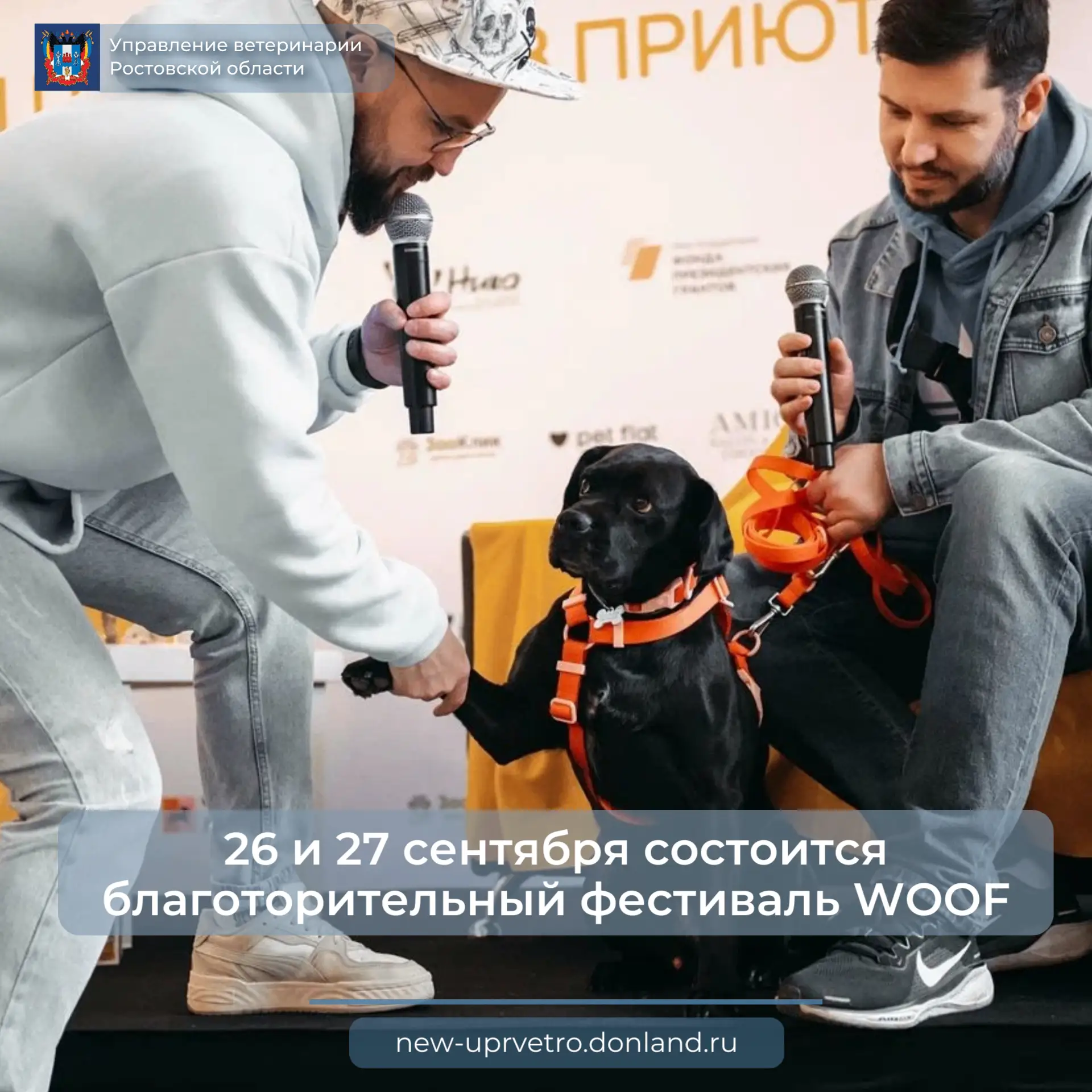 Друзья! В Ростове-на-Дону состоится благотворительный фестиваль WOOF — событие для всех...