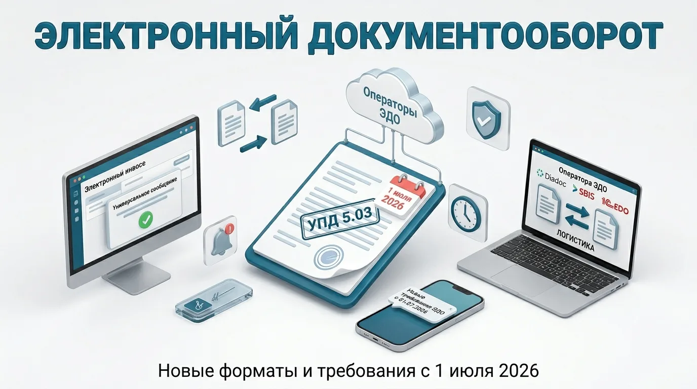 ⏳ До 1 июля 2026 — меньше месяца. Если вы работаете с ЭДО, обратите внимание на три изм...