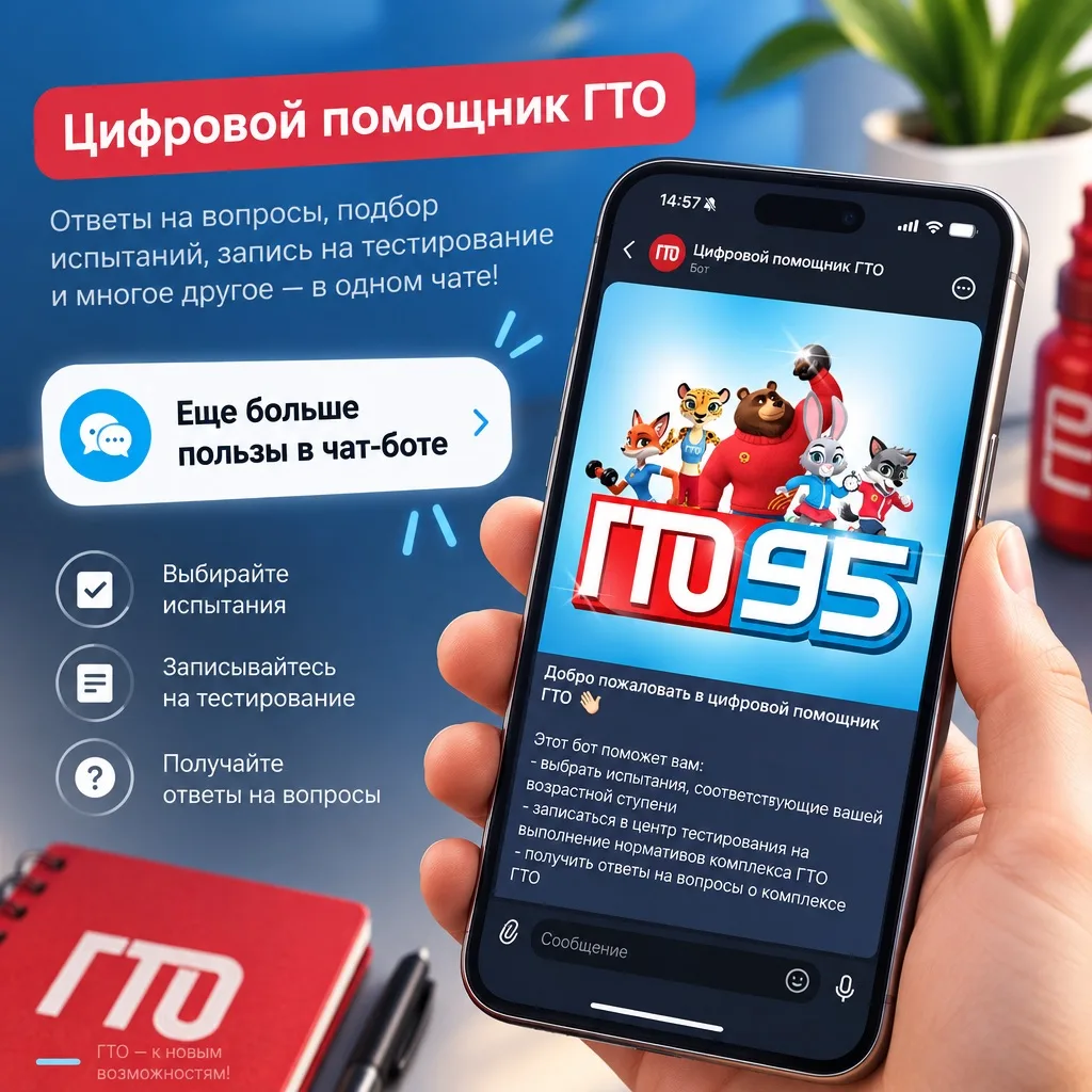 📱 «Цифровой помощник ГТО» запущен в России