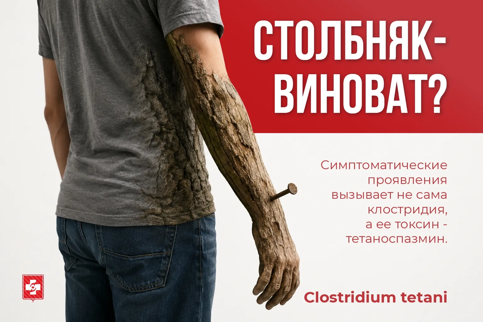 Столбняк – это не миф

🦠Возбудитель живет в почве и ждет своего часа. В отличие от гриппа или ОРВИ,