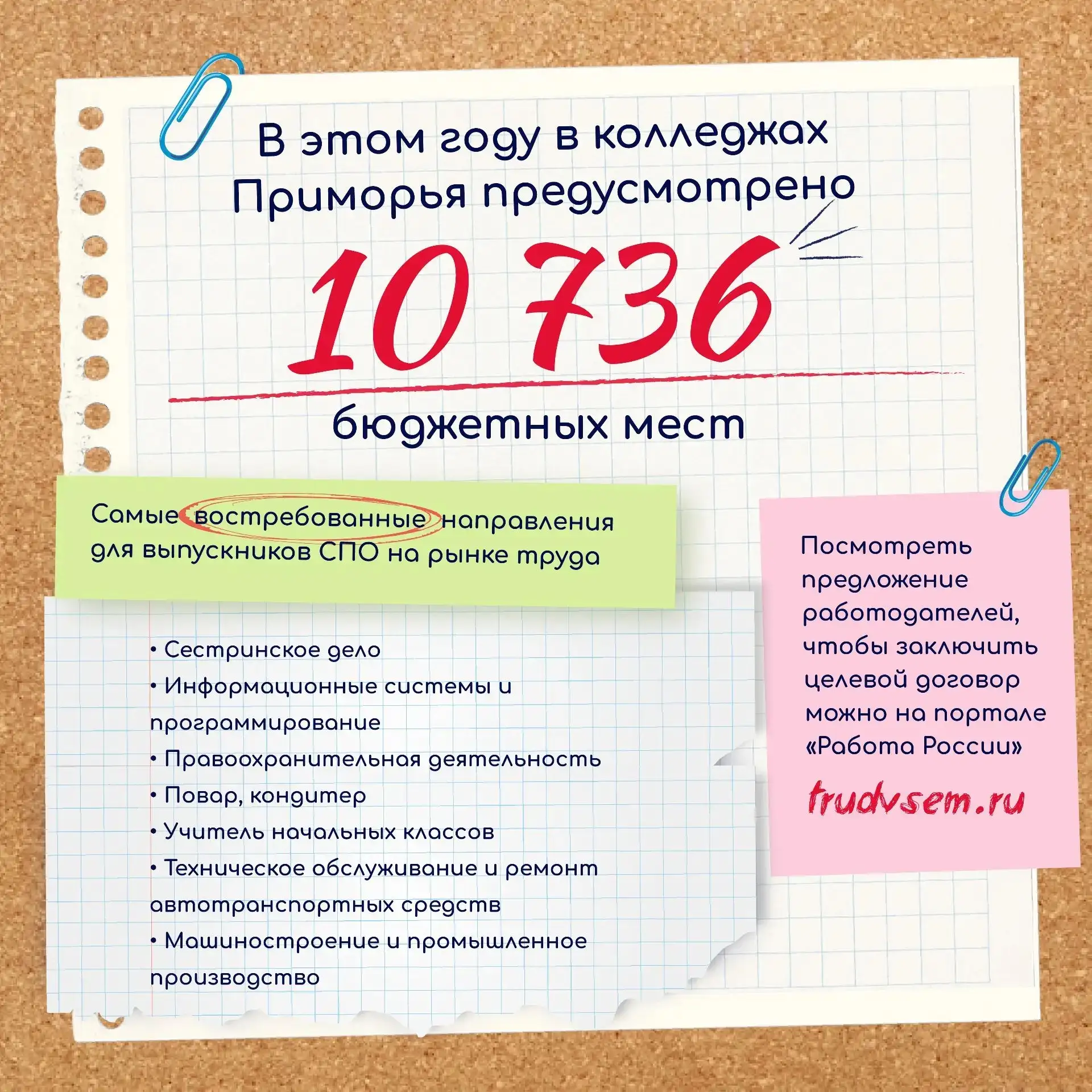 ✅Как попасть на бюджет в колледжи Владивостока, рассказали специалисты.

Уже 20 июня, в Приморье офи