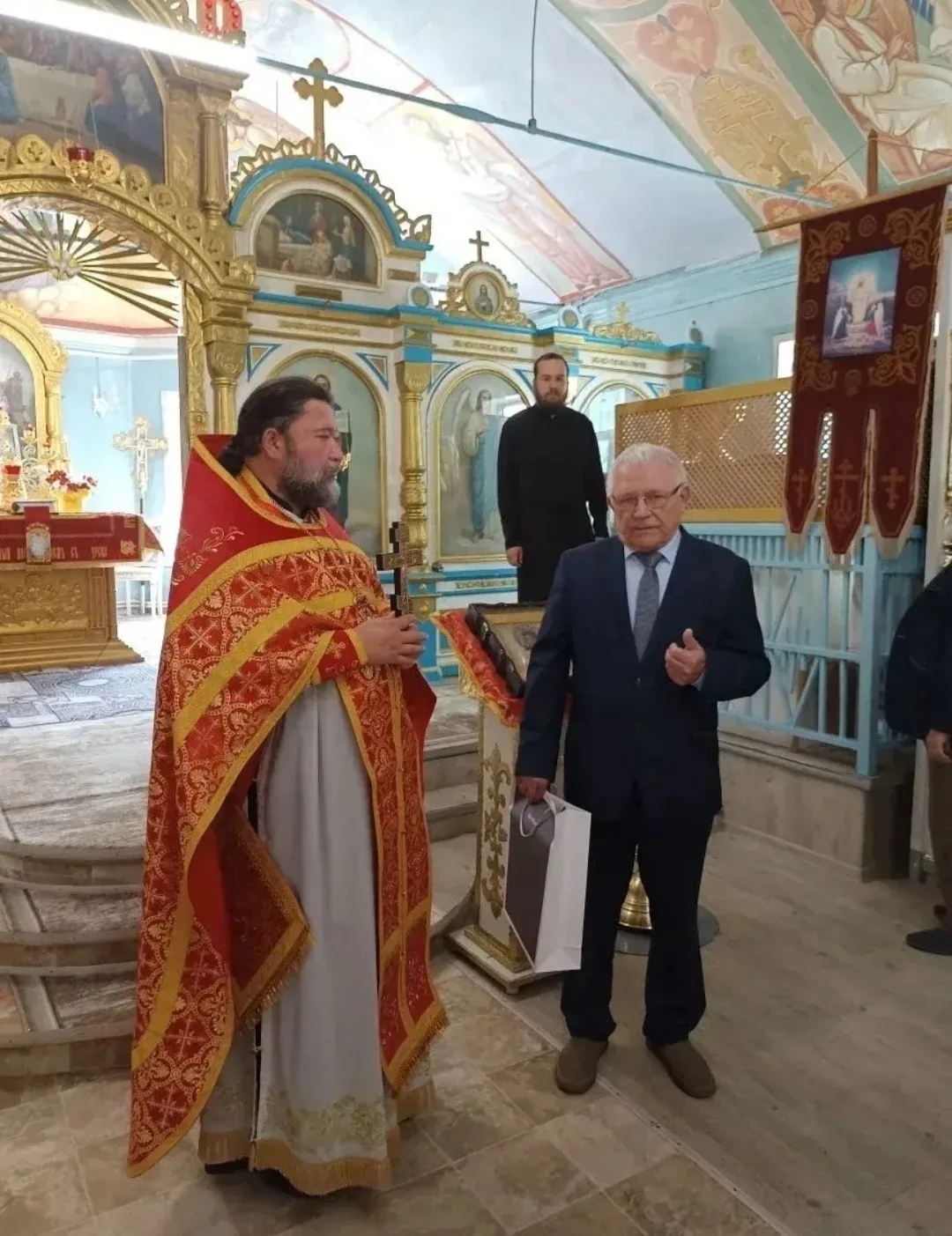13 мая в день памяти святого апостола Иакова Зеведеева, в храме Покрова Пресвятой Богор...