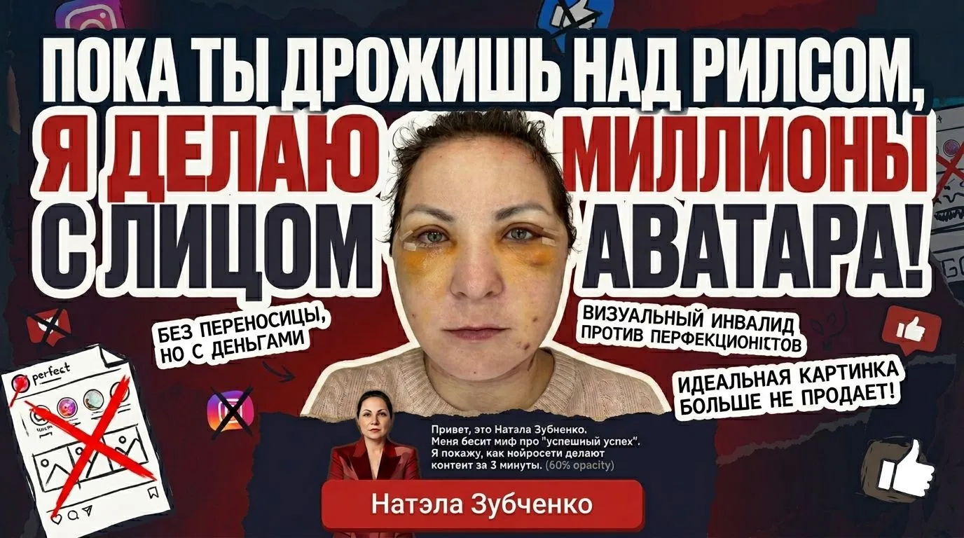 🤮 Меня с души воротит от рилсов.  Мой Нельзяграм пылился заброшенным три года. Я — визуальный инвали
