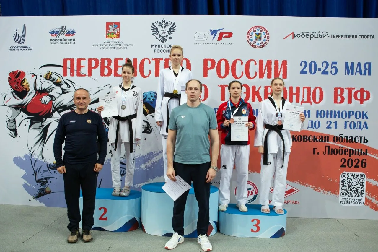 💪СТУДЕНТКИ НГУ ИМ. П. Ф. ЛЕСГАФТА — ПРИЗЁРЫ ПЕРВЕНСТВА РОССИИ ПО ТХЭКВОНДО ВТФ СРЕДИ ЮНИОРОВ ДО 21 Г