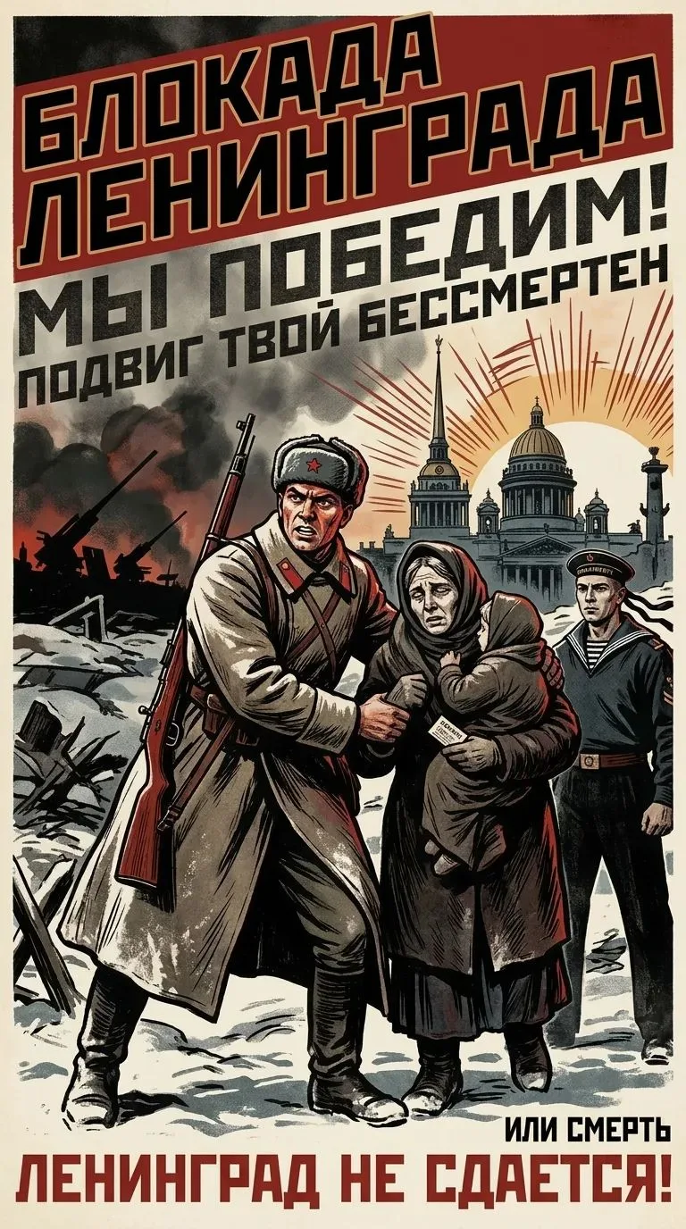 🕯️ 8 сентября — день начала блокады Ленинграда 🕯️