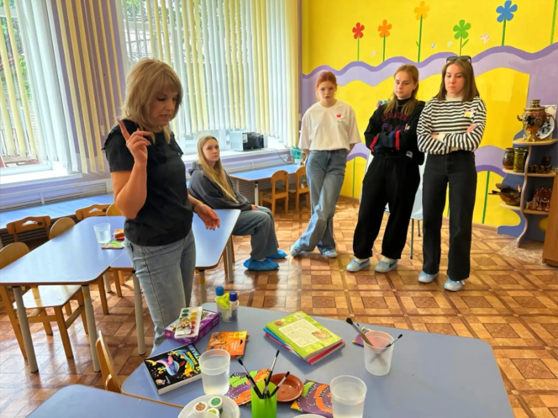 Сегодня в нашем детском саду прошла насыщенная практическая встреча студентов КГУ им. К.Э.Циолковско