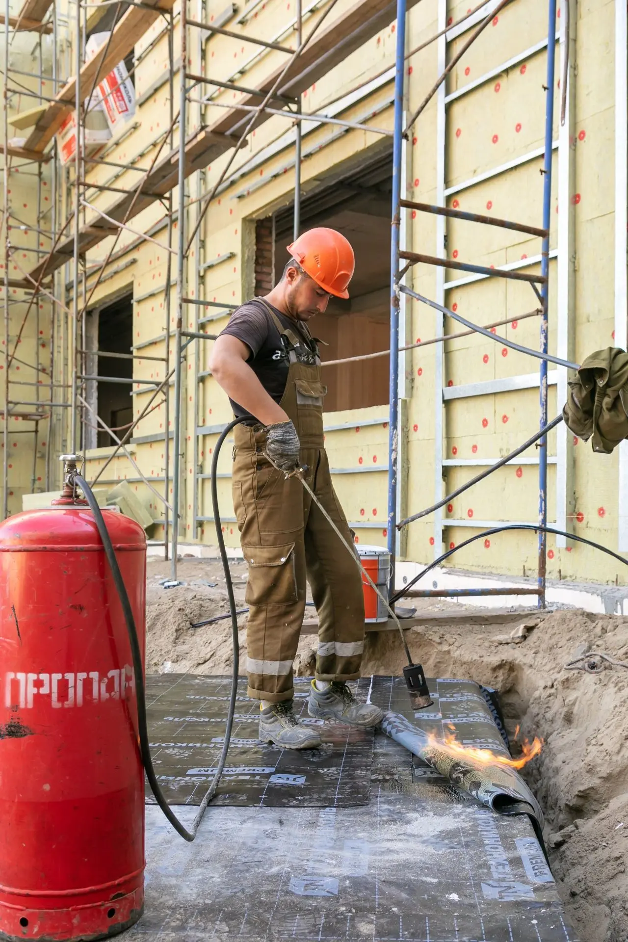 🚩Подготовка к отопительному сезону идёт и на стройплощадках