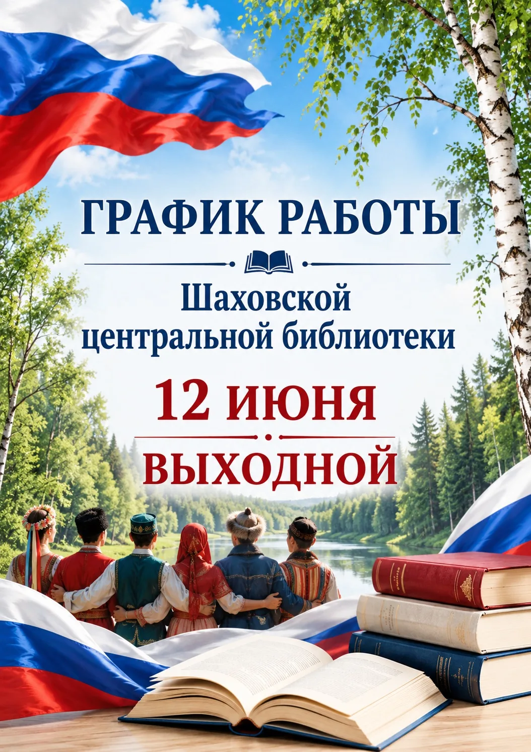 💫Поздравляем наших читателей с наступающим Днем России🇷🇺! Пусть страна процветает, а каждый гражд