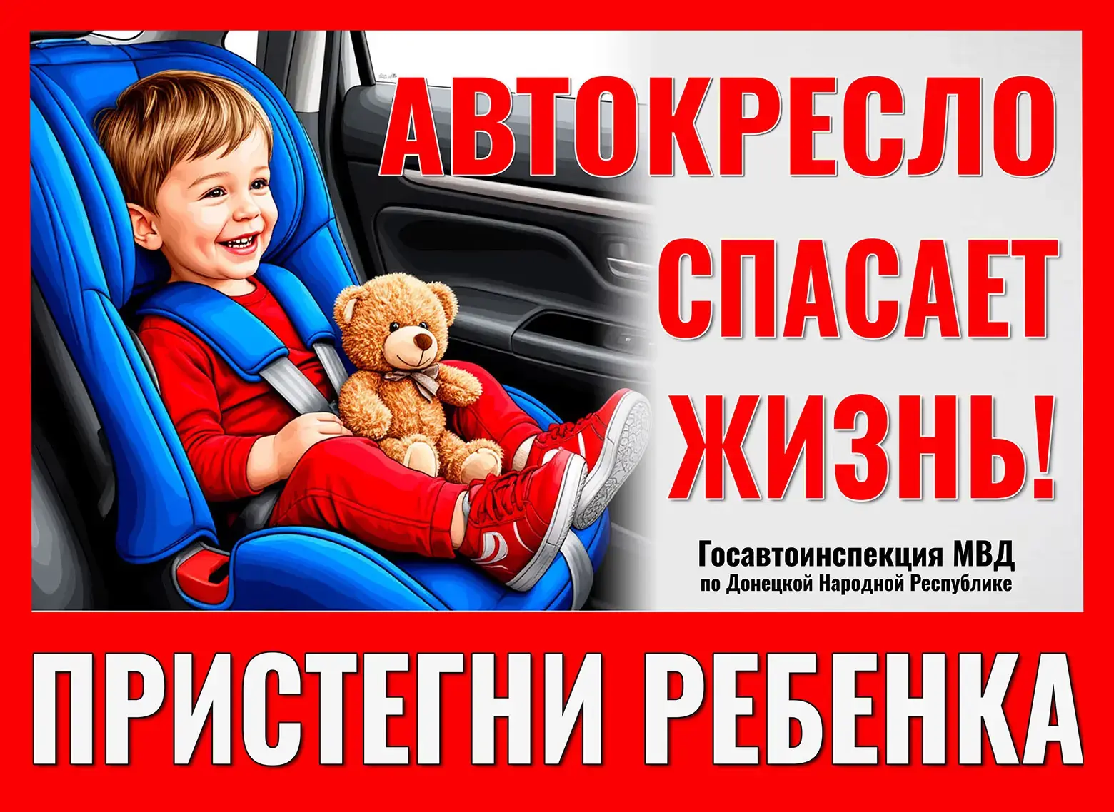 Госавтоинспекция проведёт профилактическую отработку «Ребенок – главный пассажир»