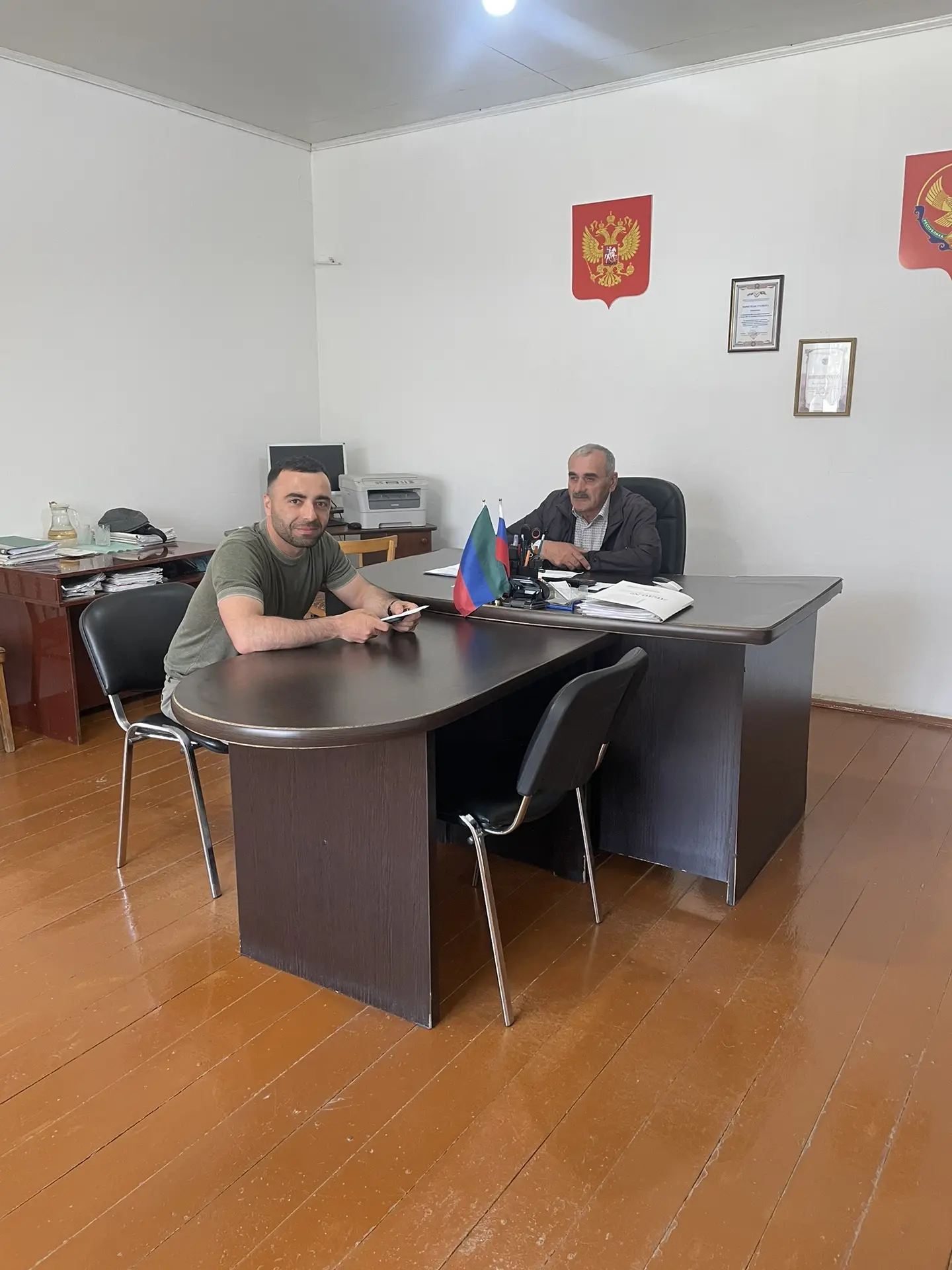 9 июня глава Цмурского сельского поселения, Гамид Гаджимагомедов провел официальную встречу с участн