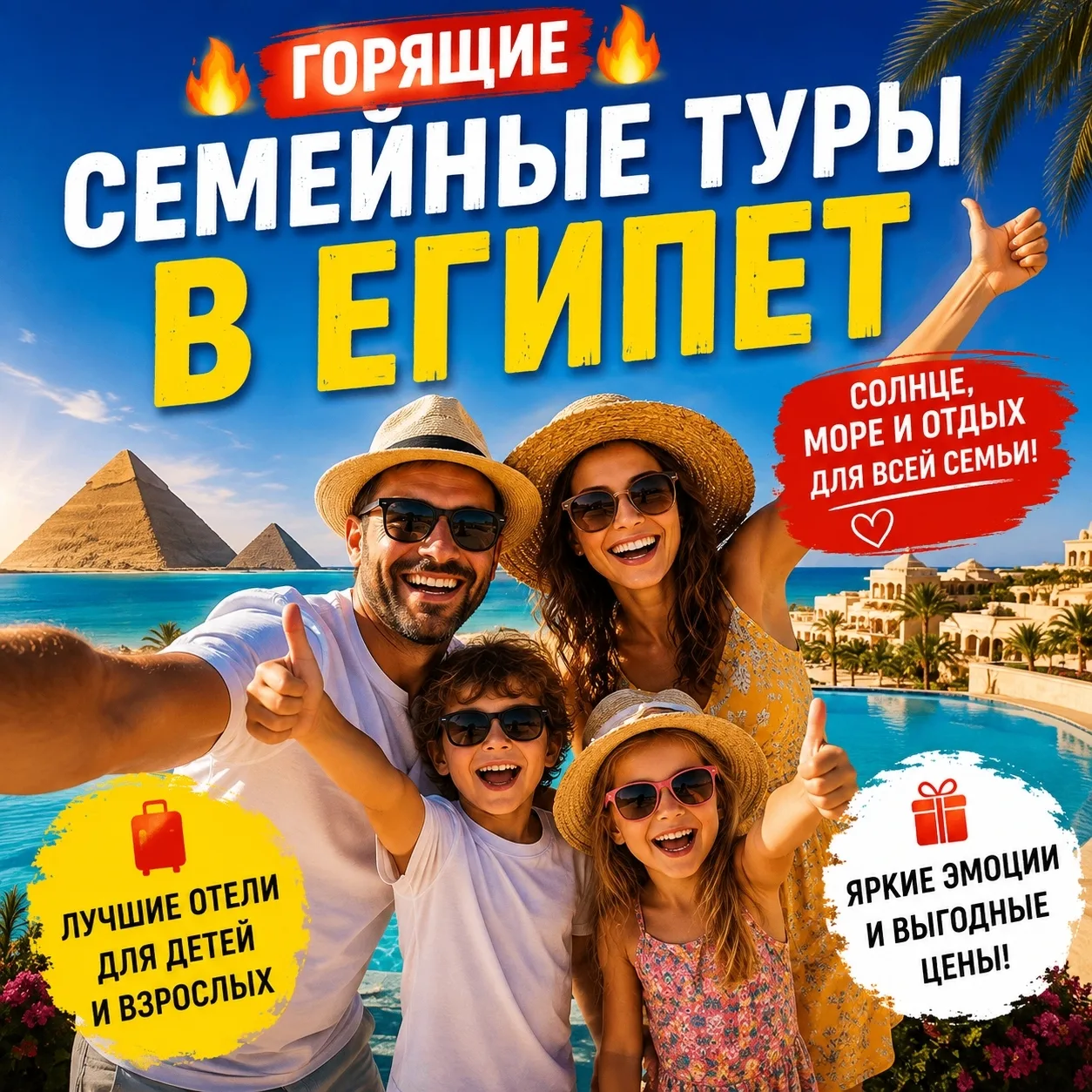 🇪🇬 ГОРЯЩИЕ СЕМЕЙНЫЕ ТУРЫ В ЕГИПЕТ 🔥 ВЫЛЕТЫ 9 СЕНТЯБРЯ!