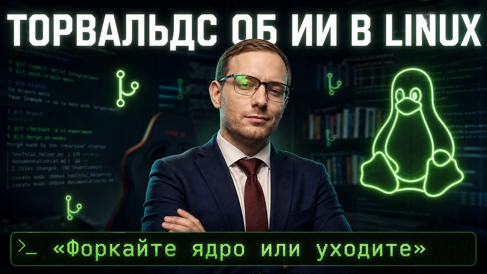 🐧 ЛИНУС ТОРВАЛЬДС: «ФОРКАЙТЕ ЯДРО ИЛИ УХОДИТЕ» 🤖

Короче, орлы. Дед Linux'а, как обычно, не церемо