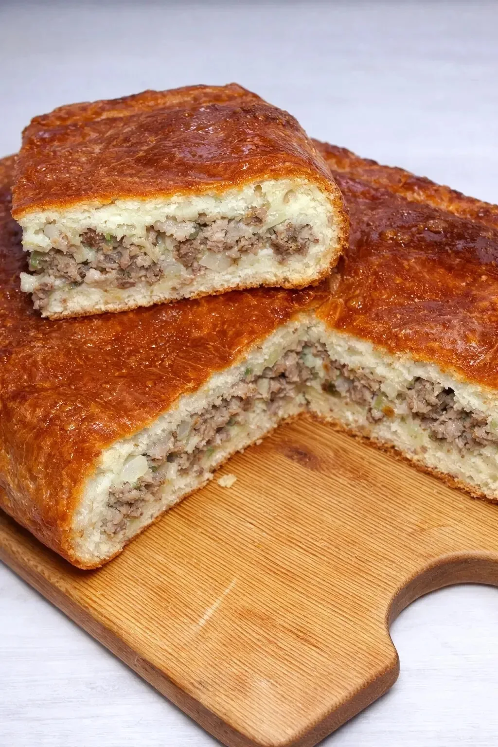 Пирог с мясом «Быстрый и легкий» Отличный рецепт в котором нет ничего сложного, а получ...