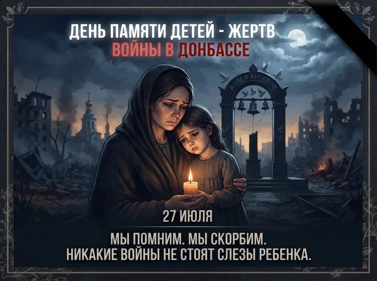 Обращение главы округа А.М. Егикяна в День памяти детей - жертв войны в Донбассе