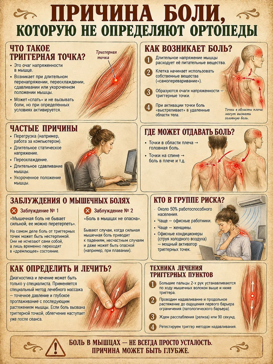 ПРИЧИНА БОЛИ, КОТОРУЮ НЕ ОПРЕДЕЛЯЮТ ОРТОПЕДЫ