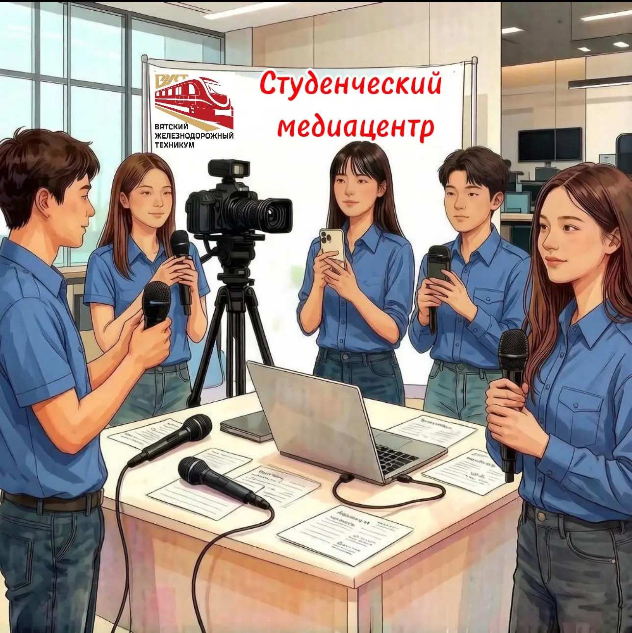📷 ОТКРЫТ НАБОР в Медиацентр ВЖТ