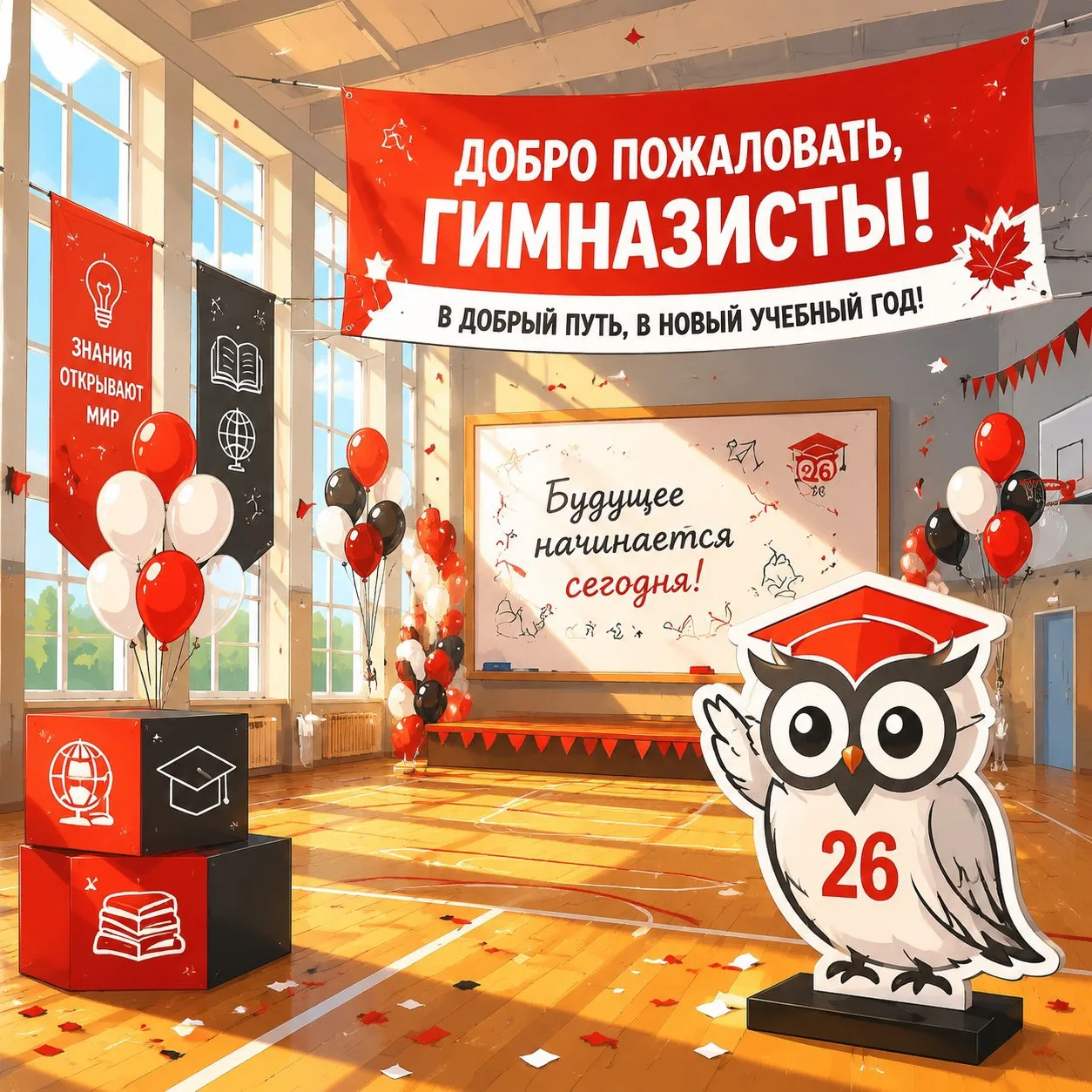 🍂Совсем скоро прозвенит первый звонок, и мы снова встретимся в стенах родной гимназии....