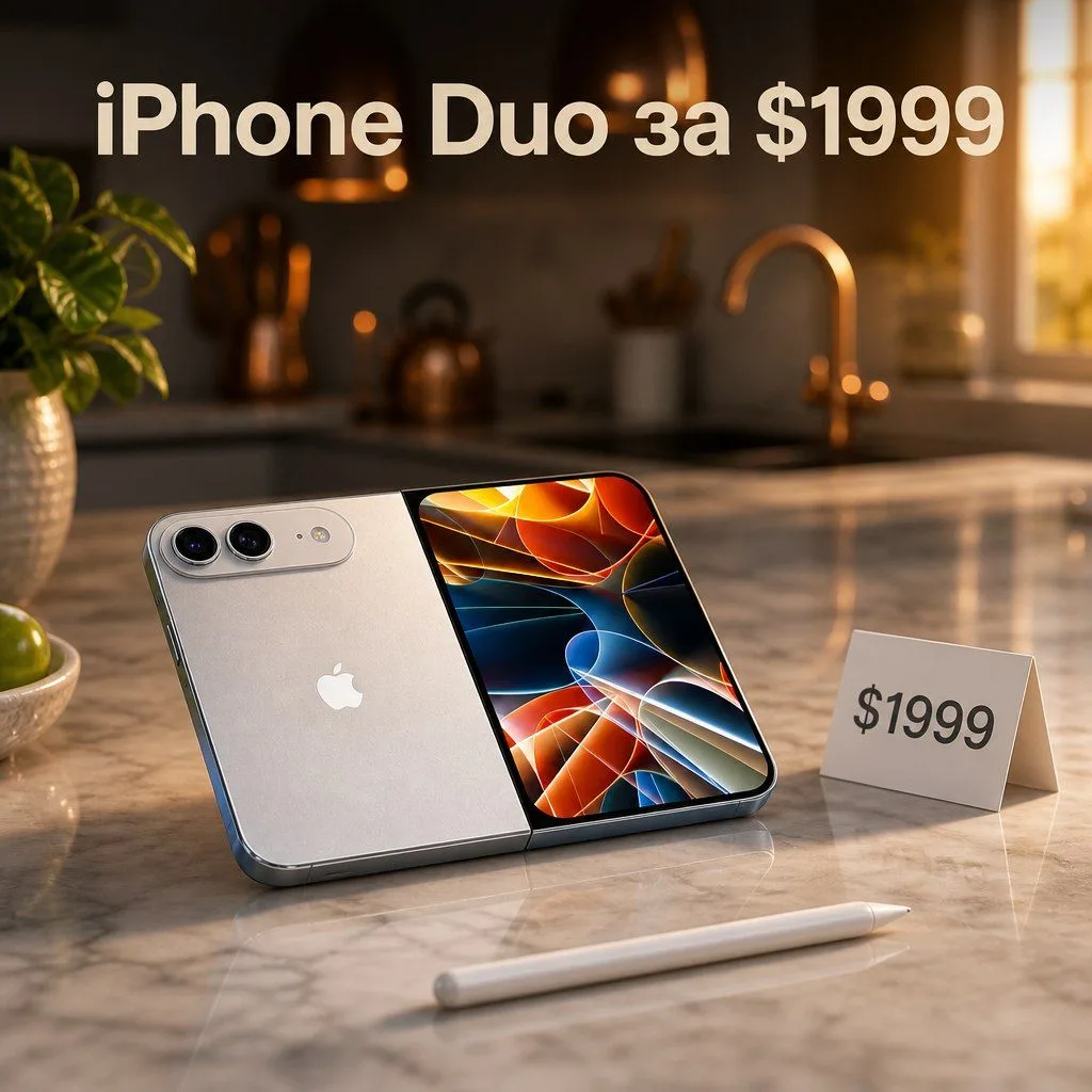 Эппл назвала складной айфон Duo и поставила ценник $1999