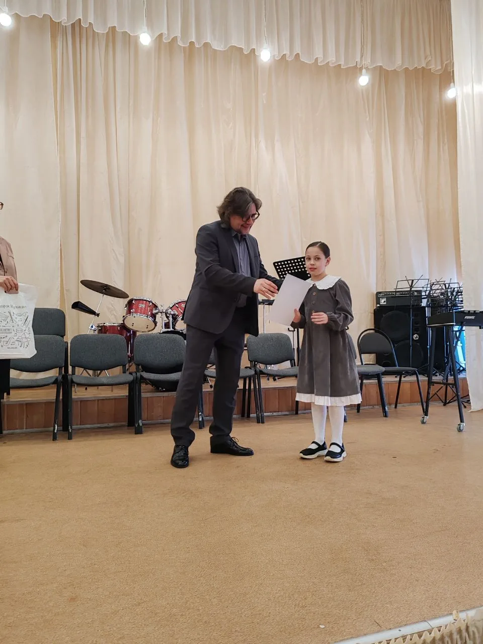 Ученица 2 А класса, Новицкая Екатерина, стала лауреатом областного конкурса исполнителей на духовых 