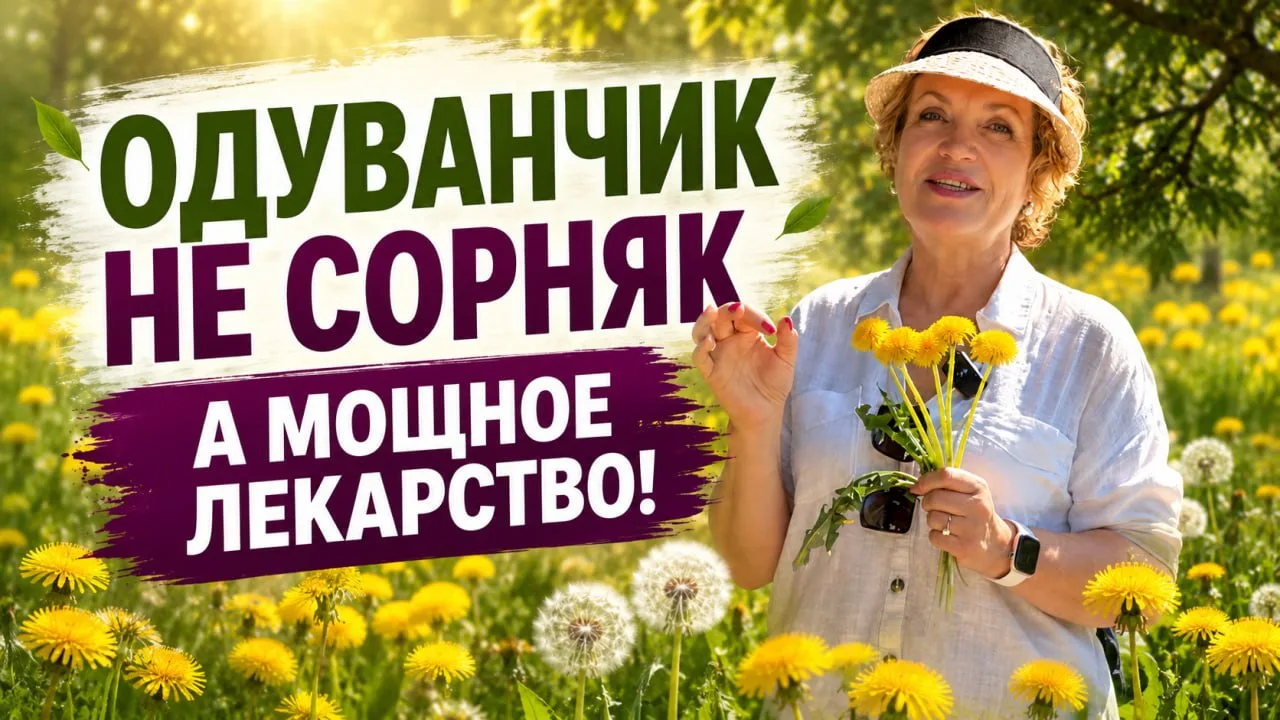 🌼 ОДУВАНЧИК - САМЫЙ ПОЛЕЗНЫЙ СОРНЯК В МИРЕ! ЛЕЧЕБНЫЕ СВОЙСТВА ОДУВАНЧИКА.