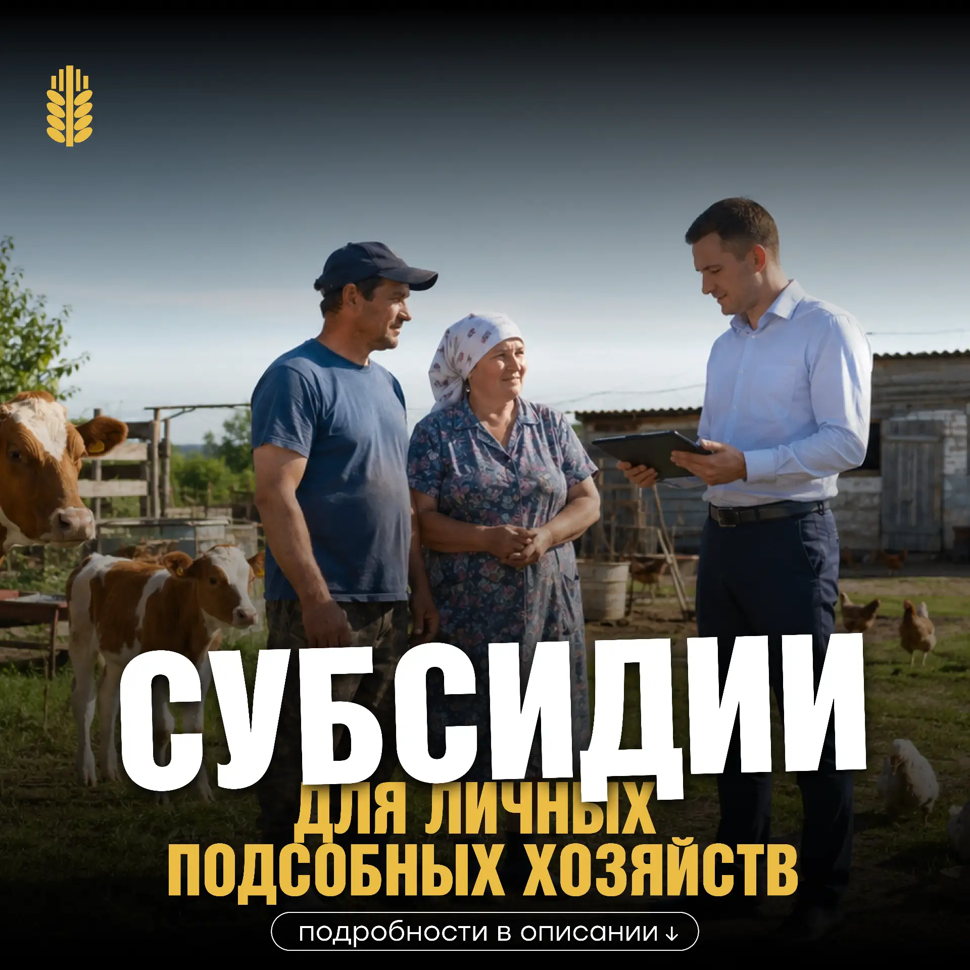 Стартует прием заявок на поддержку для ЛПХ