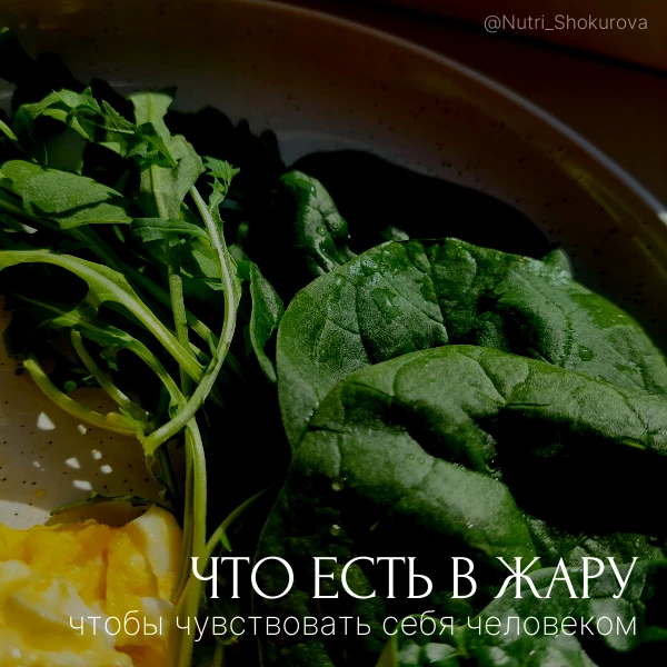 Что есть в жару, чтобы чувствовать себя человеком. Шпаргалка от нутрициолога 📌

1️⃣ Углеводы
Мозг р