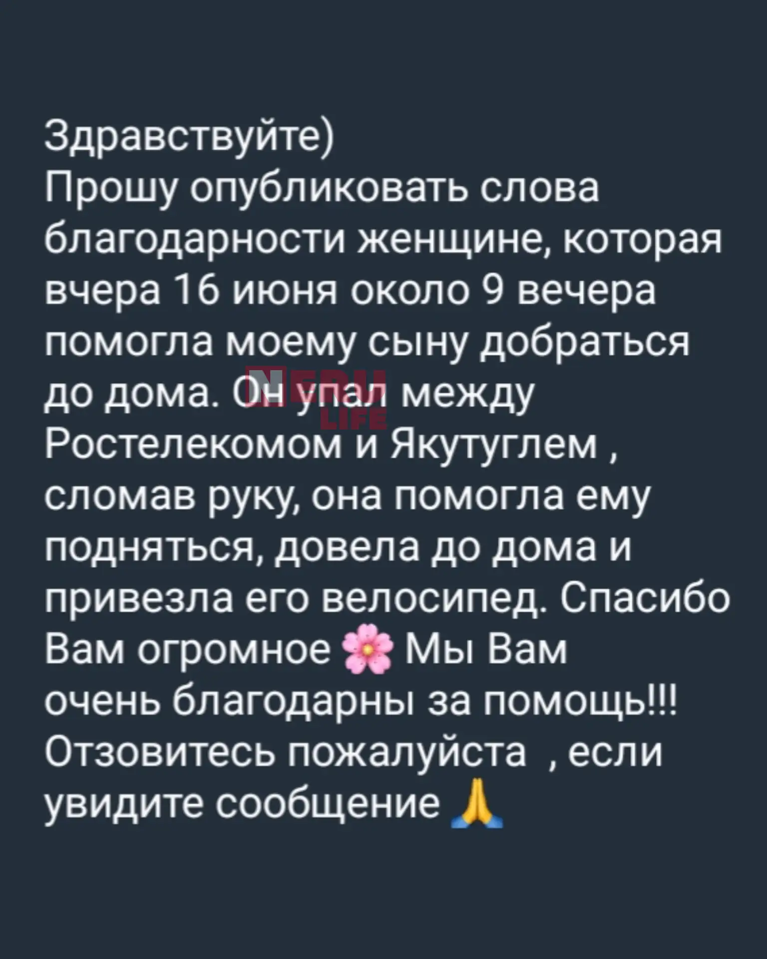 Благодарность
