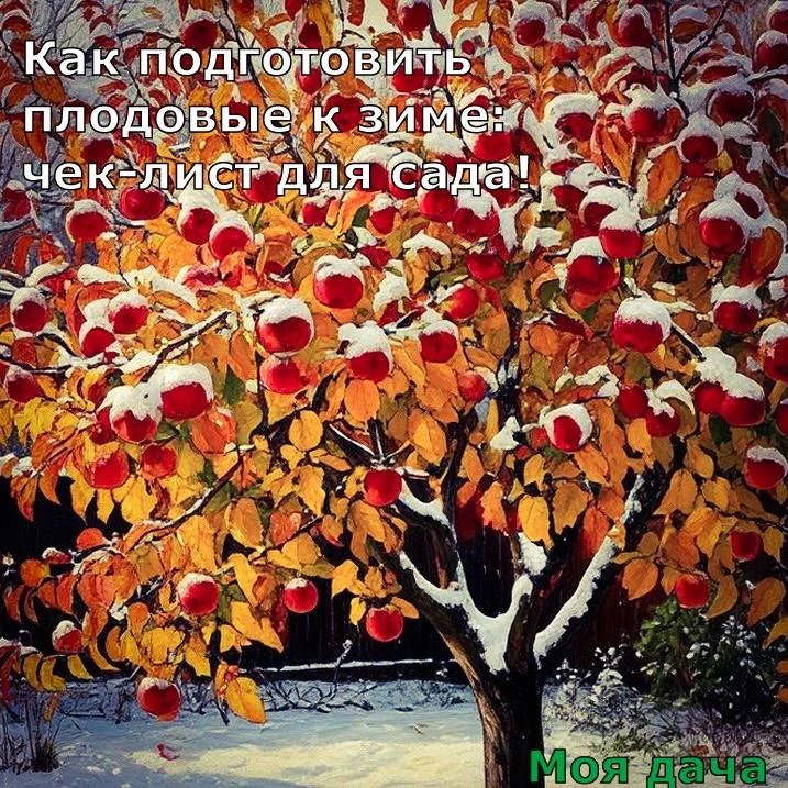 Как подготовить плодовые к зиме: чек-лист для сада 🌳