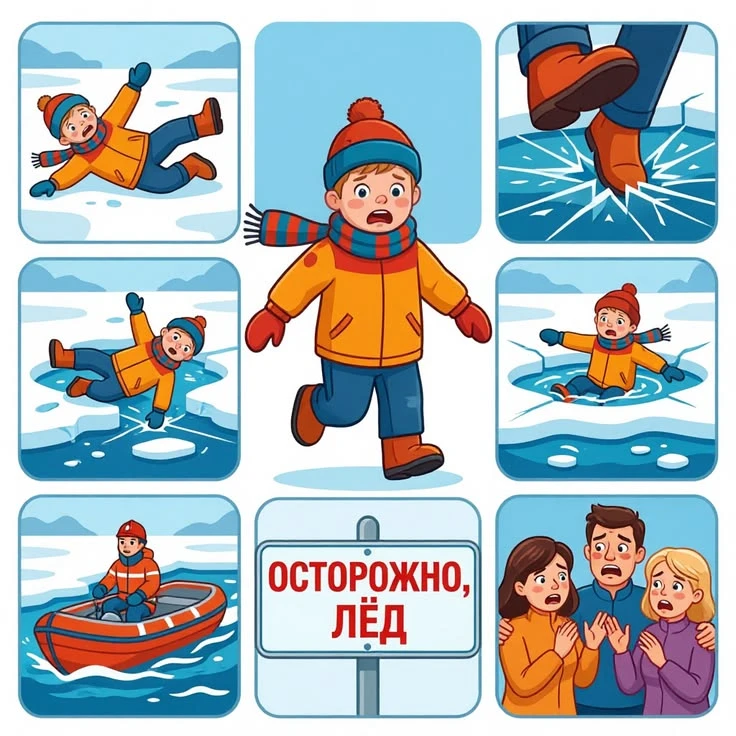 Поздняя осень таит в себе немало опасностей ⚠️
