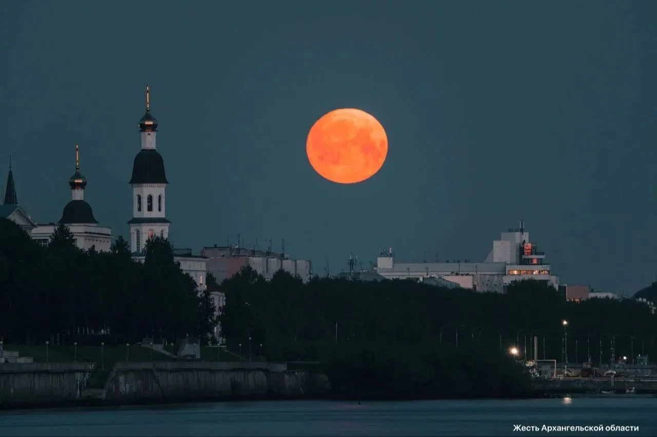 😍Оленьей Луной делятся архангелогородцы