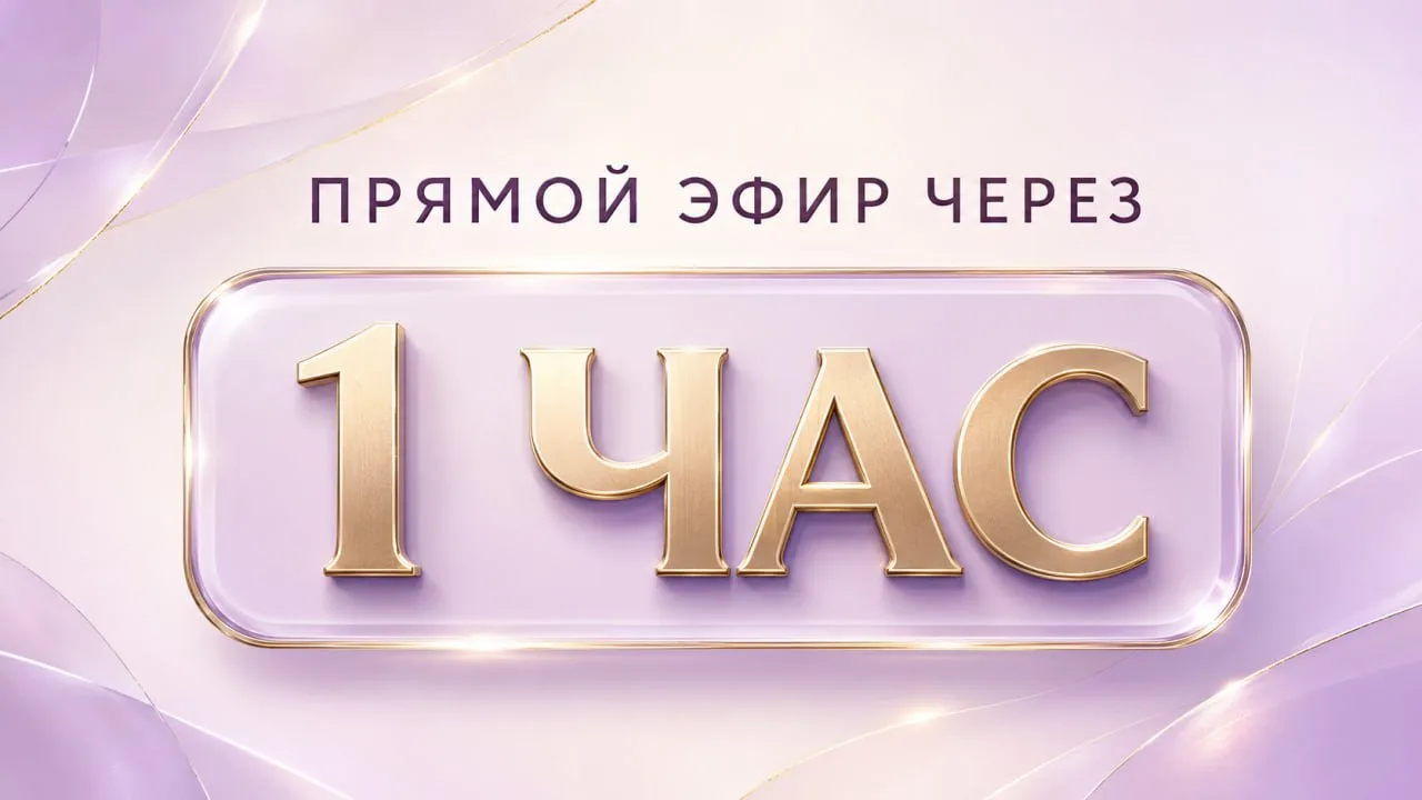 🔴Эфир-диагностика через 1 час

Дорогие, в 18:00 по мск буду ждать вас. Ссылки на эфир уже в закрыто