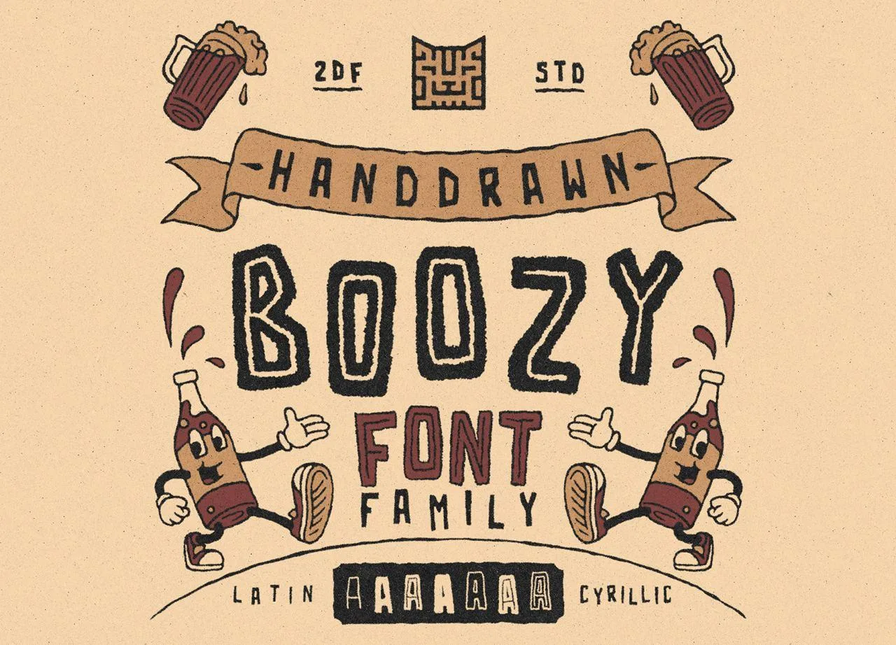 Шрифт Boozy

#Рукописные

Качественный, игривый рукописный шрифт. В бесплатном доступе 2 начертания 