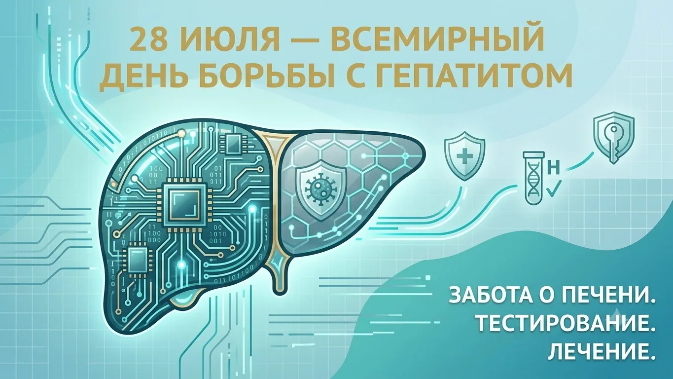 28 июля — Всемирный день борьбы с гепатитом. Наша печень — это уникальный природный фильтр, который 