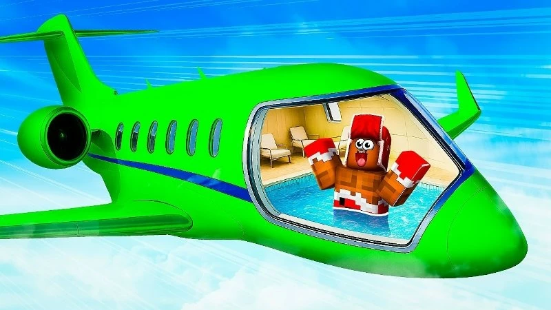 🤑 МОЙ ДРУГ ЖИВЕТ В САМОЛЁТЕ за 966.246 РОБУКСОВ в ROBLOX!