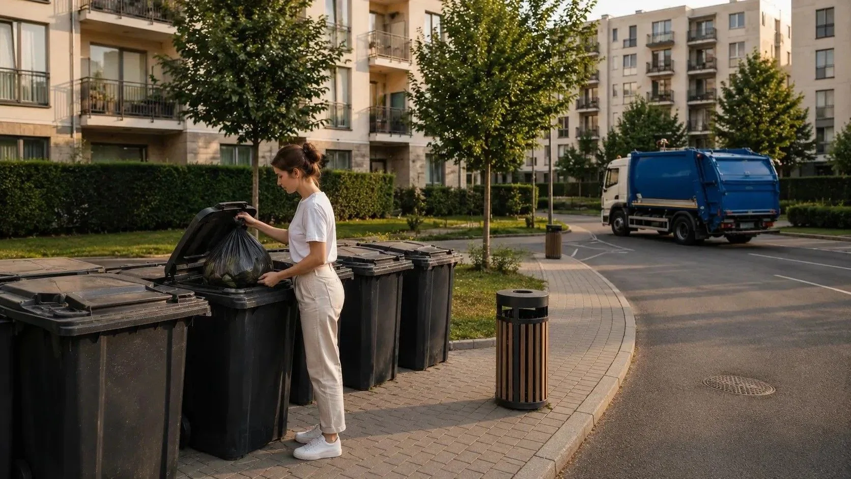 Мокрый след от летнего сезона